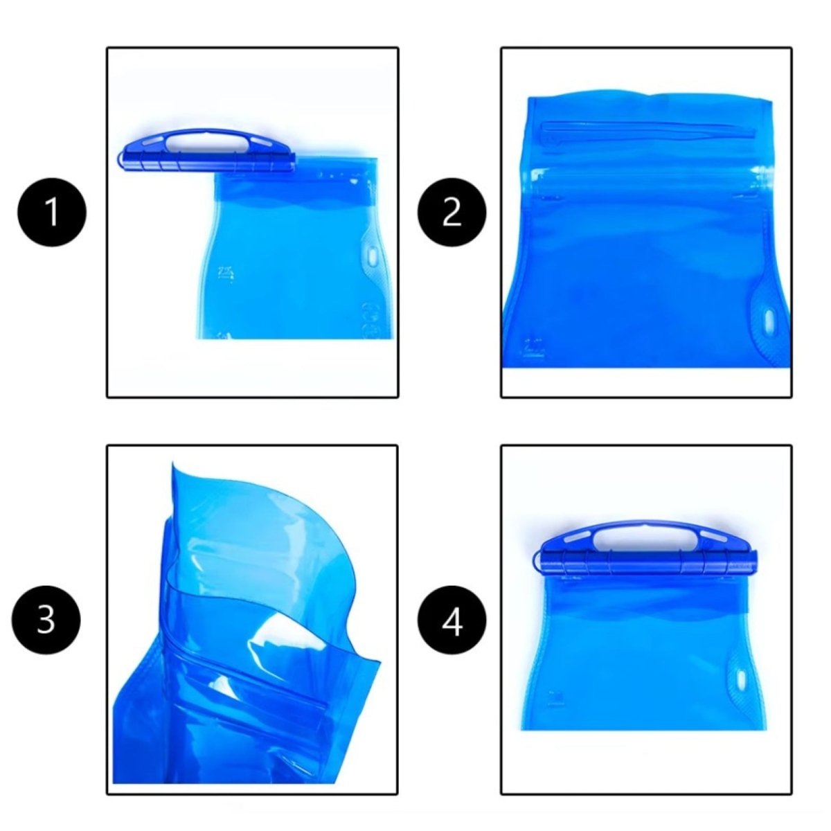 Poche à eau durable avec tube de boisson flexible pour longues aventures en plein air sur les sentiers de randonnée par SummitPulse