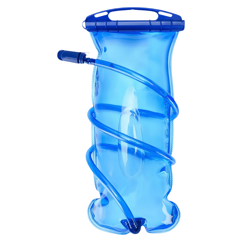 Poche à eau durable avec tube de boisson flexible pour longues aventures en plein air sur les sentiers de randonnée par SummitPulse