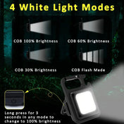 Luz de trabajo compacta impermeable recargable por USB BrightTrail para camping, reparaciones y tareas al aire libre