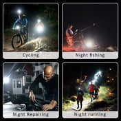 Luz de trabajo compacta impermeable recargable por USB BrightTrail para camping, reparaciones y tareas al aire libre