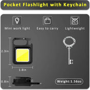 Luz de trabajo compacta impermeable recargable por USB BrightTrail para camping, reparaciones y tareas al aire libre
