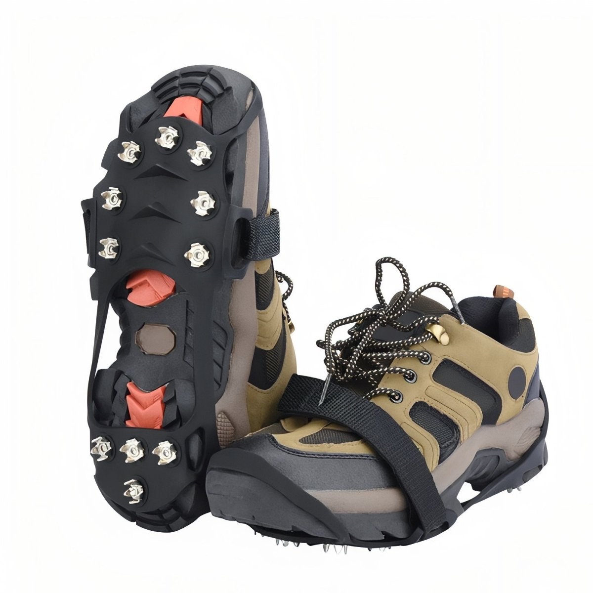 קרמפונים קלים עם 11 מסמרים לטיפוס שלג וקרח Summit Ridge ציוד הרפתקאות חוץ מקצועי