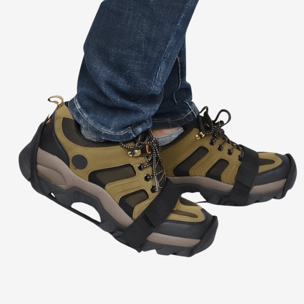 קרמפונים קלים עם 11 מסמרים לטיפוס שלג וקרח Summit Ridge ציוד הרפתקאות חוץ מקצועי