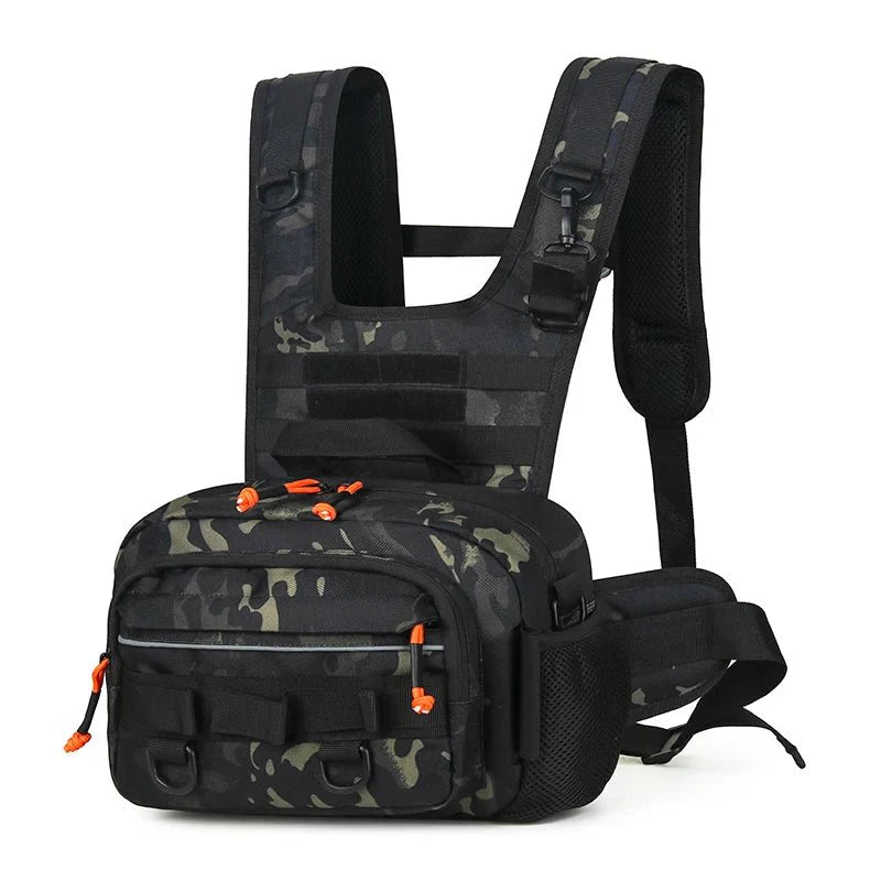 Ανθεκτική Τακτική Τσάντα Στήθους Αλιείας Tackle Pack Summit Ridge Εξοπλισμός Υπαίθρου για Ψαράδες Βασικά Είδη Ταξιδιού Υπαίθρου