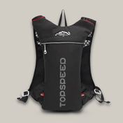Mochila ligera para correr con almacenamiento de hidratación para trail runs y aventuras cortas en movimiento