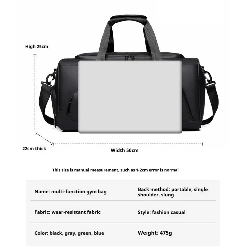 Lightweight Travel Bag With Multiple Compartments For Travel And Outdoor Gear Ideal For Active Lifestyles By SummitArc Outdoors