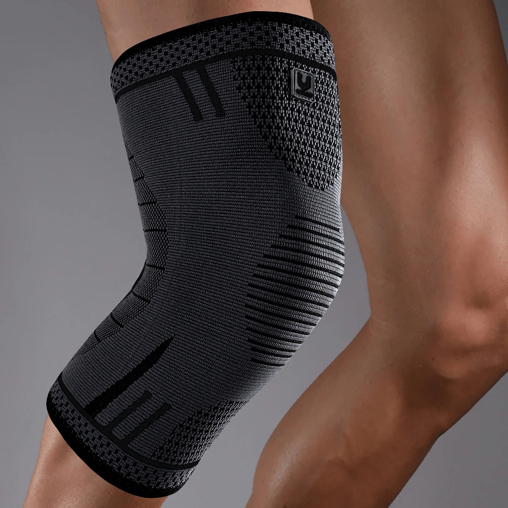 Manchon de soutien du genou à compression élastique SummitFlex pour le sport, les activités et un usage quotidien