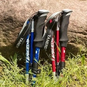Könnyű Összecsukható Túrabot Túrázáshoz és Trekking Ösvényekhez a Summit Crest Gear-től Mindennapi Használatra