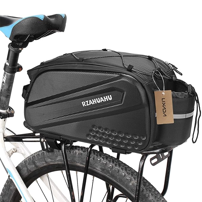 Borsa Bici Impermeabile con Portapacchi Posteriore Rigido da 25L per Pendolari e Touring SummitPeak Gear