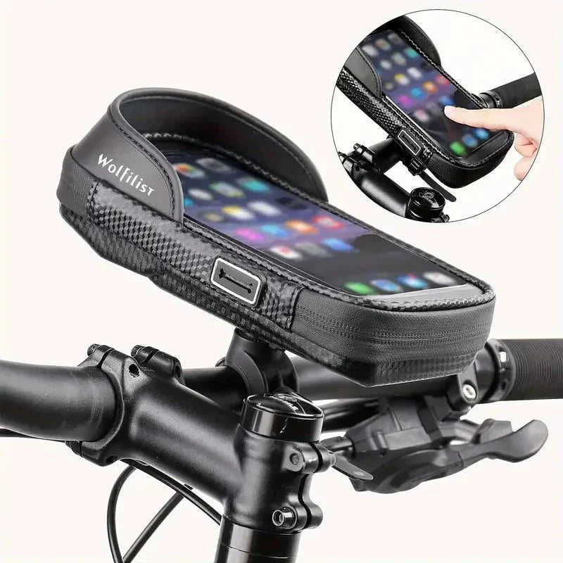 Support téléphone vélo étanche avec design rotatif et compatibilité tactile pour écrans de 7 pouces | SummitForge