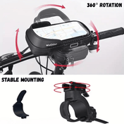 Support téléphone vélo étanche avec design rotatif et compatibilité tactile pour écrans de 7 pouces | SummitForge