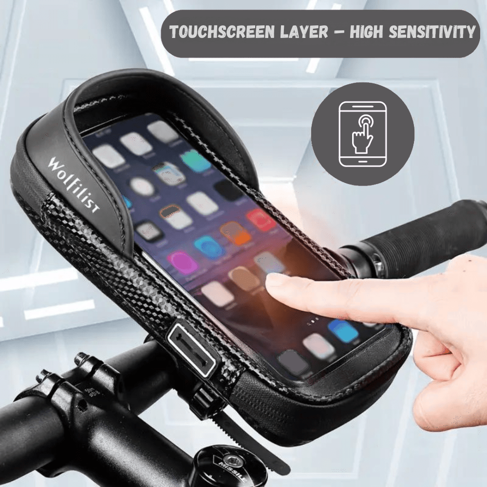 Support téléphone vélo étanche avec design rotatif et compatibilité tactile pour écrans de 7 pouces | SummitForge