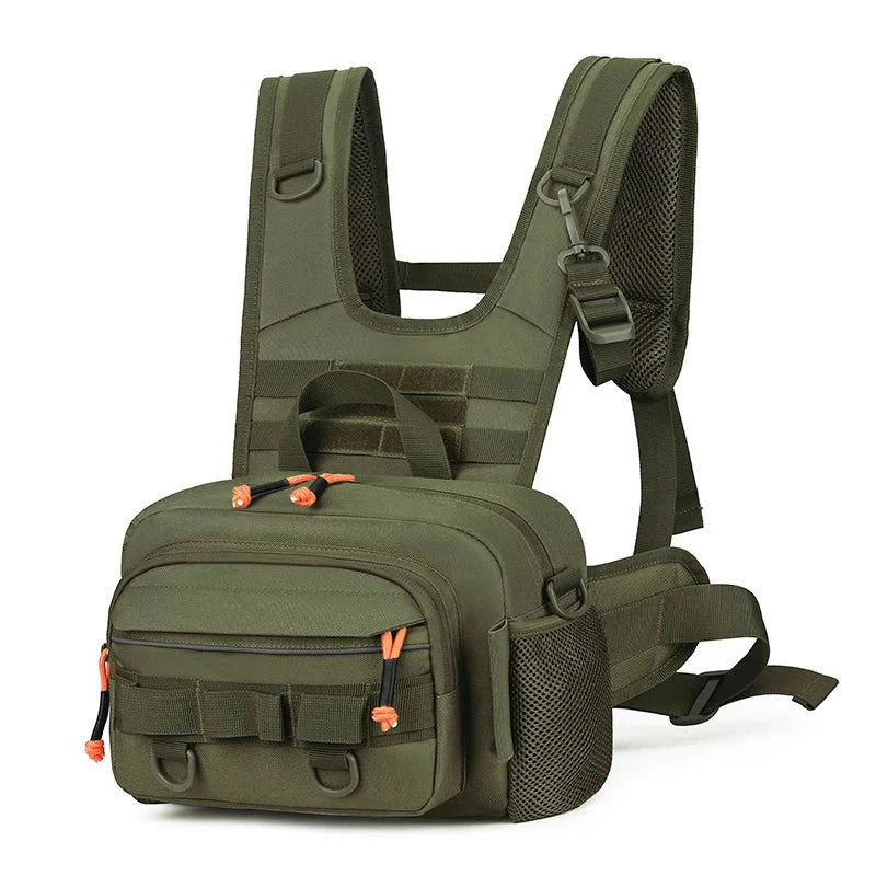 Ανθεκτική Τακτική Τσάντα Στήθους Αλιείας Tackle Pack Summit Ridge Εξοπλισμός Υπαίθρου για Ψαράδες Βασικά Είδη Ταξιδιού Υπαίθρου