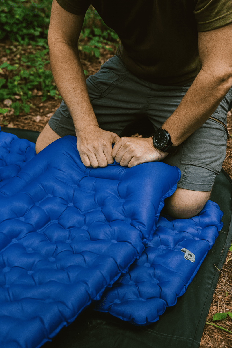Önfelpumpálós Kempingmatrac Könnyű és Kompakt a Könnyű Hátizsákos Túrázáshoz és Kempingezéshez a TrailNova Outdoors-tól
