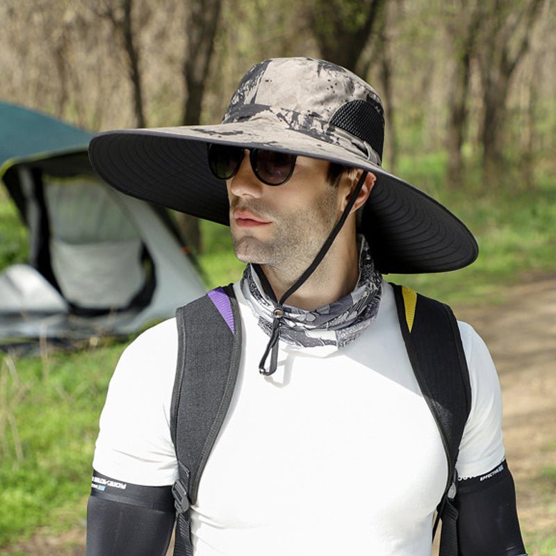 Chapeau à large bord avec protection UV, léger et respirant, pour une utilisation en extérieur par TrailNest, idéal pour la randonnée