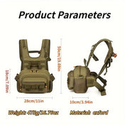 Ανθεκτική Τακτική Τσάντα Στήθους Αλιείας Tackle Pack Summit Ridge Εξοπλισμός Υπαίθρου για Ψαράδες Βασικά Είδη Ταξιδιού Υπαίθρου