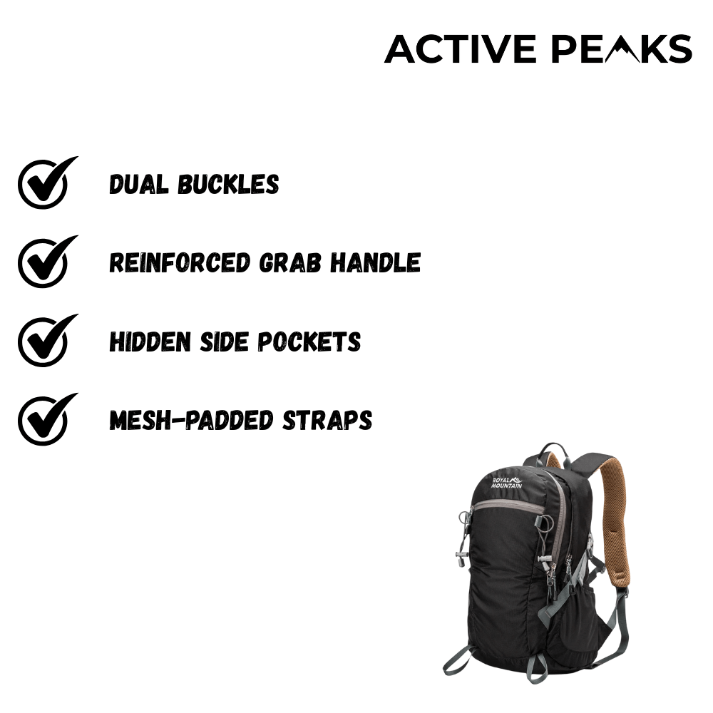 Mochila de Caminhada Leve 30L para Aventuras ao Ar Livre Ideal para Caminhadas de um Dia e Viagens de Fim de Semana