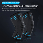 Manchon de soutien du genou à compression élastique SummitFlex pour le sport, les activités et un usage quotidien