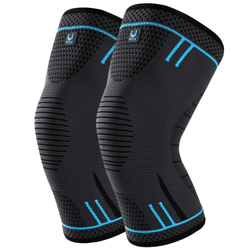 Manchon de soutien du genou à compression élastique SummitFlex pour le sport, les activités et un usage quotidien