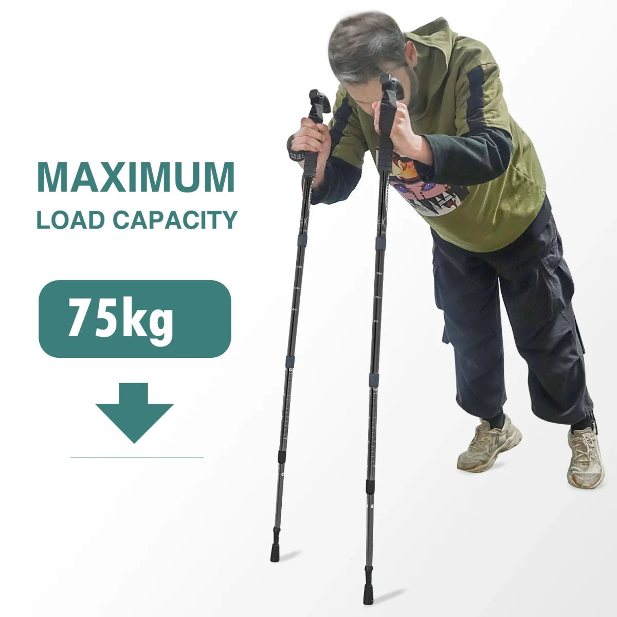 Adjustable Lightweight Trekking Pole For Hiking And Walking By Summit Trail Gear For Everyday Outdoor Use