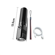 Lampe de poche légère rechargeable par USB avec zoom pour camping et usage extérieur SummitGlow portable