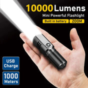 Lampe de poche légère rechargeable par USB avec zoom pour camping et usage extérieur SummitGlow portable