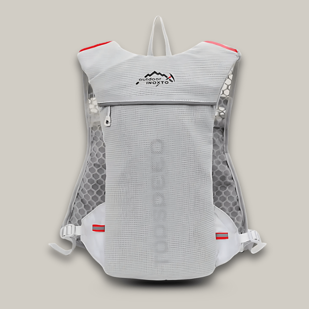 Mochila ligera para correr con almacenamiento de hidratación para trail runs y aventuras cortas en movimiento