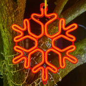 Snowflake LED Light | Weather Resistant Outdoor Lamp | Christmas Decoration Fixture | Energy Efficient Winter Light | Cozy Atmosphere Light - Zardee-5