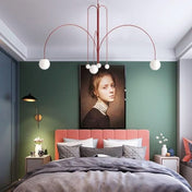 Modern Arc Pendant Chandelier With Iron Curved Light And Elegant Contemporary Ceiling Fixture