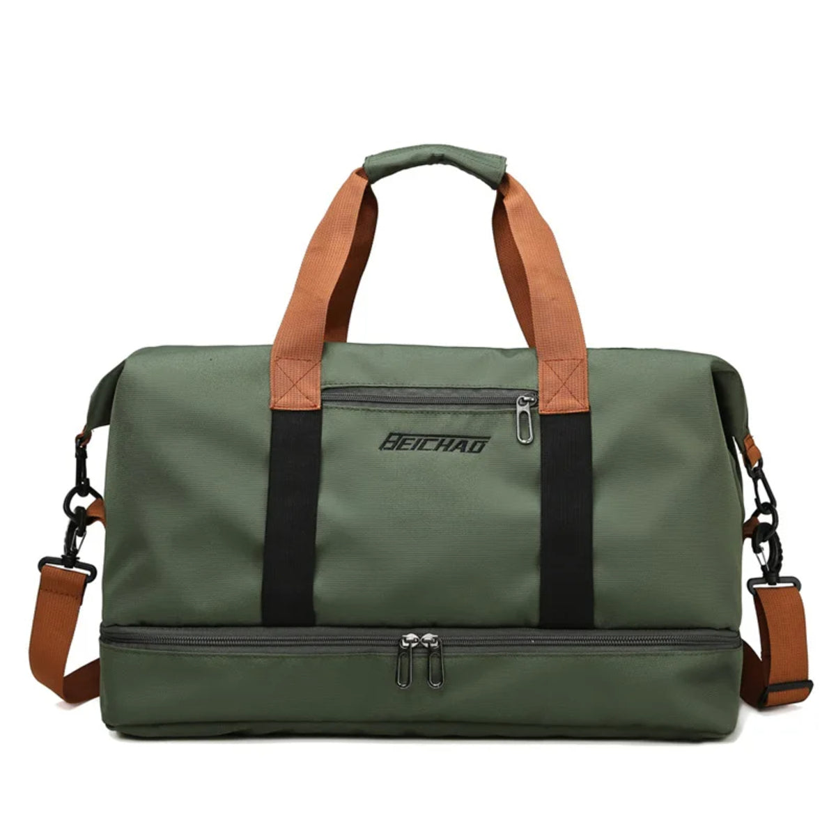 Sac de sport de voyage portable, sac polochon pratique pour courts séjours fitness et usage en cabine
