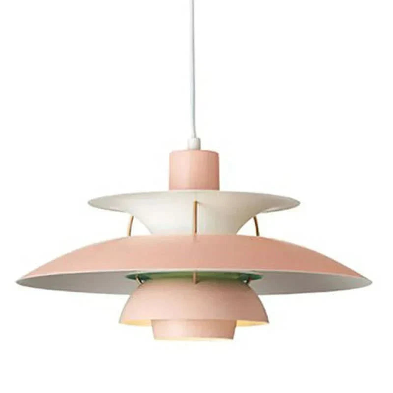 Moderne Aurora LED pendel med E27 metalskærm til boligindretning og moderne opholdsrum