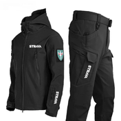 Ensemble Veste et Pantalon de Randonnée Homme Automne Hiver Imperméable Thermique Édition NordicPeak pour Aventures par Temps Froid