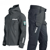 Ensemble Veste et Pantalon de Randonnée Homme Automne Hiver Imperméable Thermique Édition NordicPeak pour Aventures par Temps Froid
