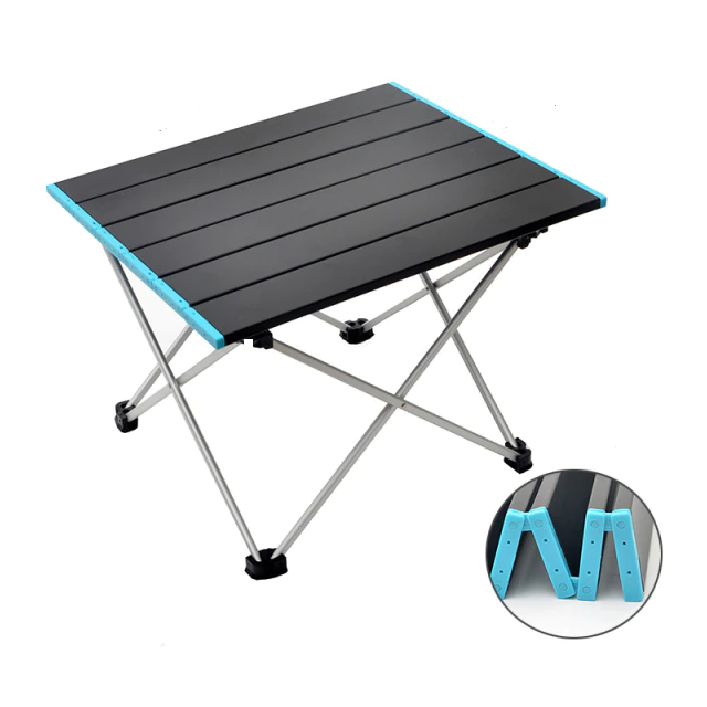 שולחן קמפינג מתקפל נייד אולטרה-קל Nordlite Gear לשימוש חיצוני ולטיולים באתרי קמפינג