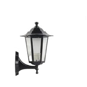 Outdoor Wall Lantern With Motion Sensor And Black Metal Frame For Exterior Use For Exterior Walls And Entrances