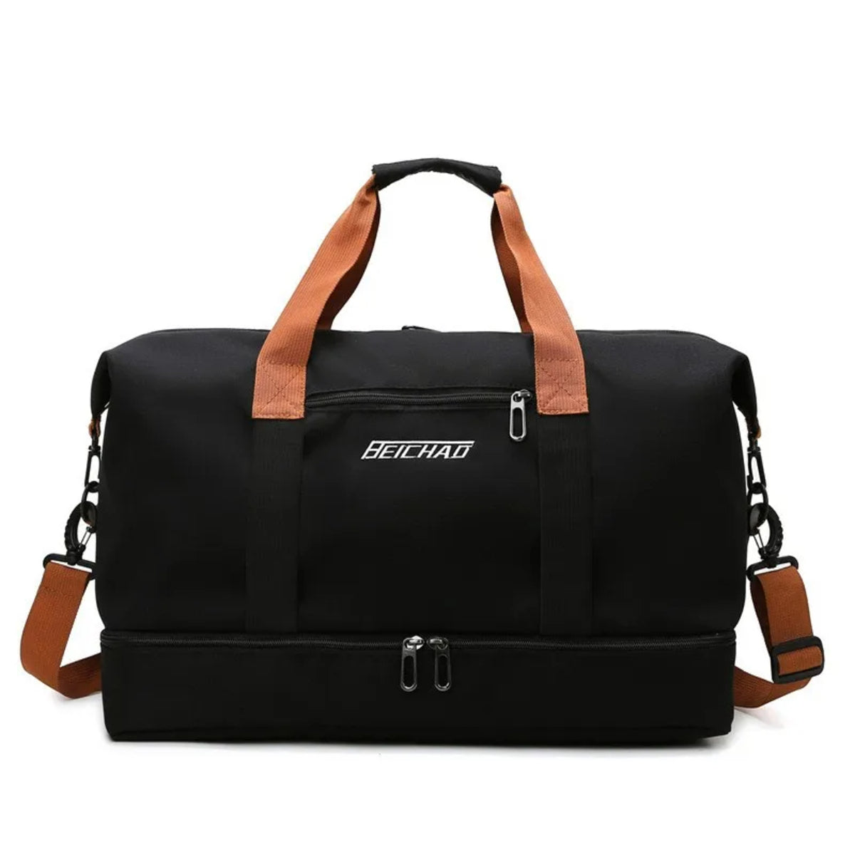 Sac de sport de voyage portable, sac polochon pratique pour courts séjours fitness et usage en cabine