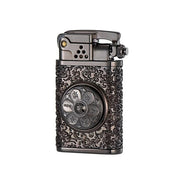 Vintage Style Windproof Gasoline Camping Flint Lighter With Antique Charm For Outdoor Use Everyday Carry