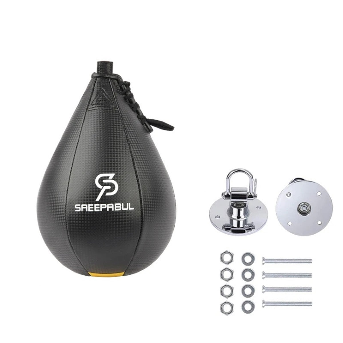 Conjunto de Bola de Velocidade de Boxe e Saco de Pancadas para Treino em Casa, Exercícios de Fitness e Prática Diária