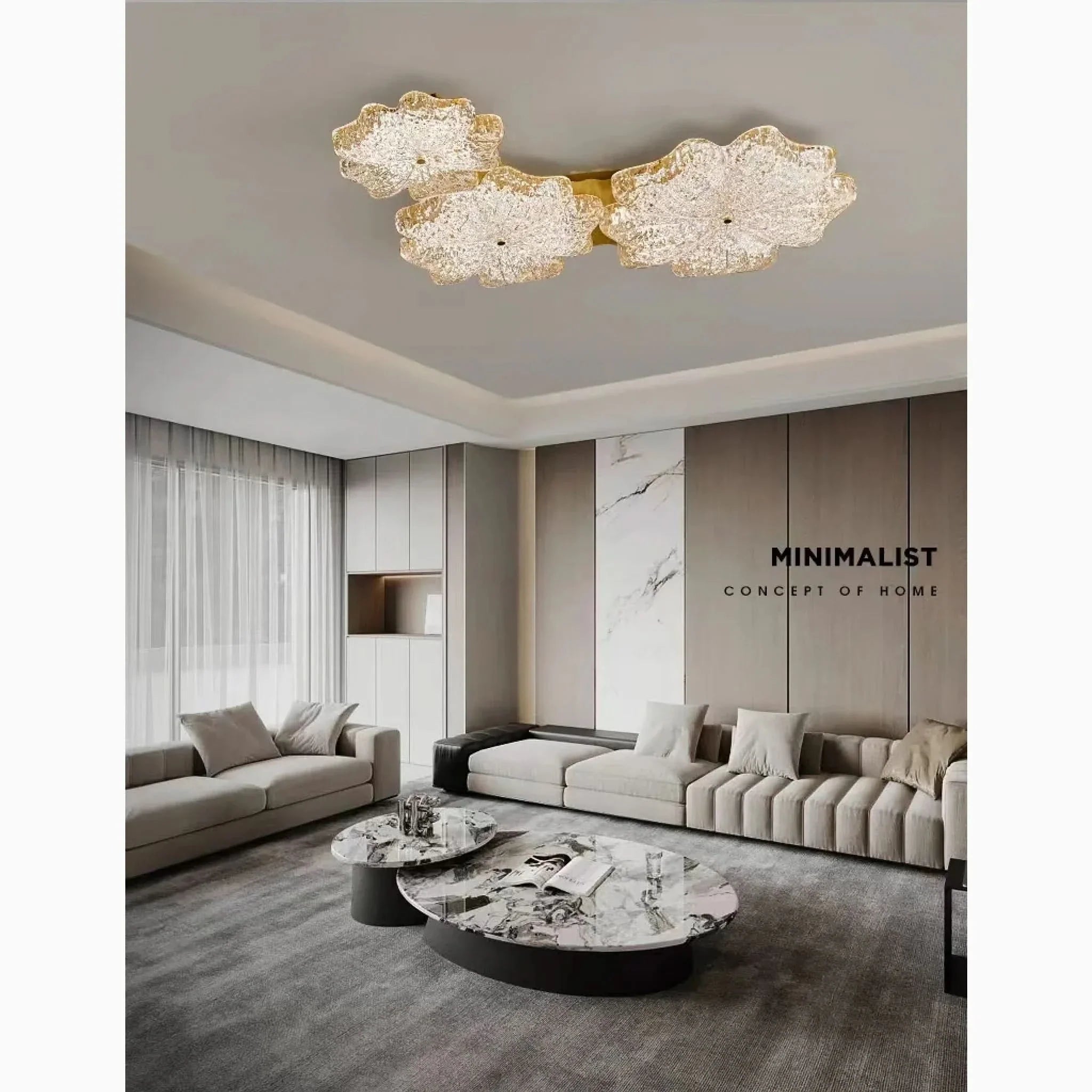 VerdantLuma Nordic Leaf LED-lysekrone med elegant moderne design til moderne interiører
