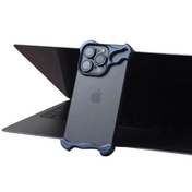 Funda para teléfono con parachoques de aleación de aluminio irregular y suntuosa para NovaPhone, edición premium de accesorio portátil