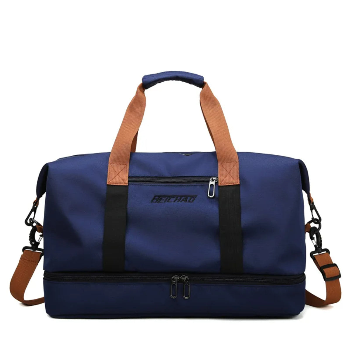 Sac de sport de voyage portable, sac polochon pratique pour courts séjours fitness et usage en cabine
