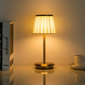 Table Lamp Classic Elegance | Dimmable LED Light | Rechargeable Indoor Outdoor Lamp | Versatile Lighting Fixture | Stylish Home Decor - Zardee-4