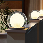 Variant image for Solar Garden Lights | Waterproof Outdoor Light Fixtures | Elegant Solar Column Lamp | IP65 Stainless Steel Lantern | Warm 3000K Outdoor Lighting - Zardee-4