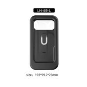 Suporte Dobrável Impermeável para Telemóvel de Bicicleta para Fixação Segura do Smartphone Durante Passeios em Tempo Chuvoso