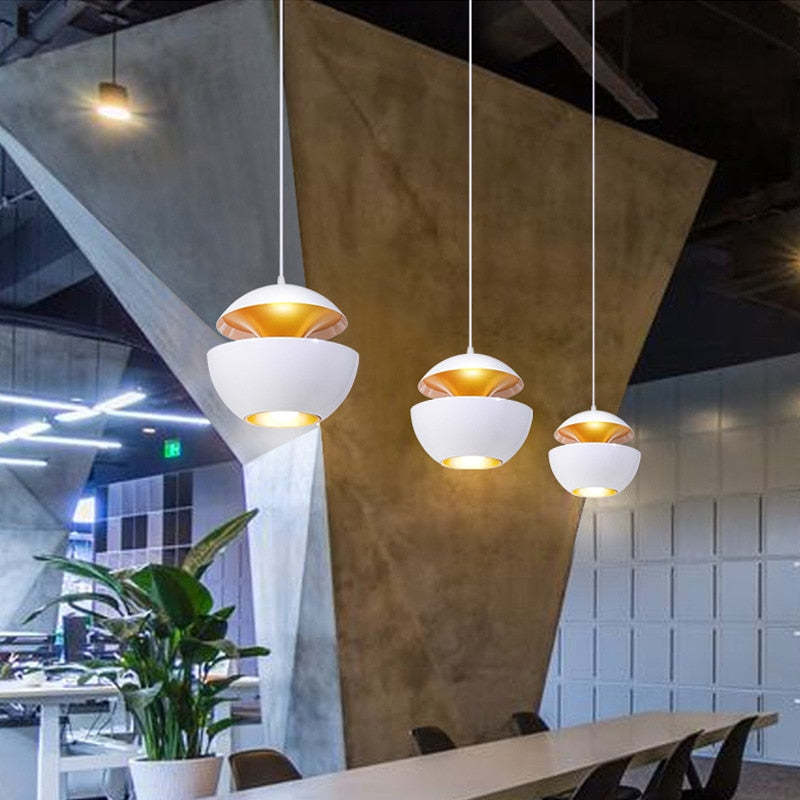 Black Pendant Light | Modern Hanging Lamp | Kitchen Pendant Lighting | Spherical Pendant Light | Elegant Ceiling Fixture - Zardee 1