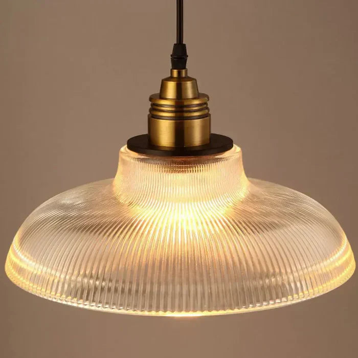 AstraGlass Modern Glass Pendant Light For Home Interiors With Clear Glass Shade And Elegant Contemporary Design