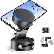 Suport magnetic pliabil pentru telefon, cu prindere retractabilă GripNova, pentru mașină și acasă