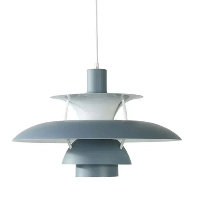 Moderne Aurora LED pendel med E27 metalskærm til boligindretning og moderne opholdsrum