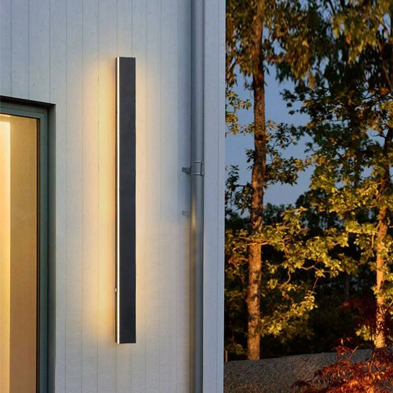 Arkitektonisk lodret LED-væglampe til moderne indendørs og udendørs rum