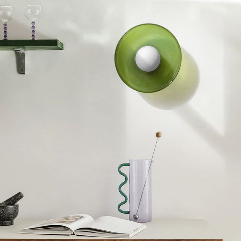 Moderne rund loftslampe med elegant glasdesign til moderne stuer, køkkener og gange